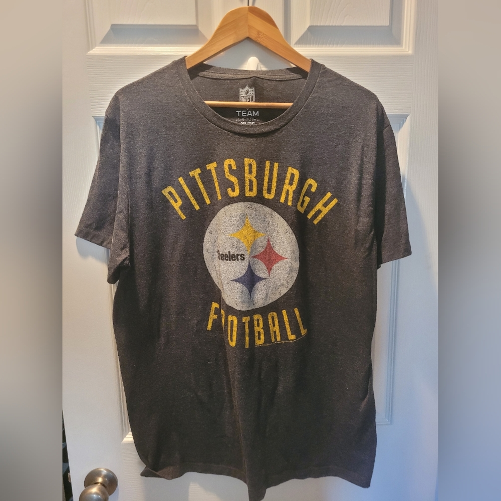 NFL Pittsburgh Steelers Gray Short Sleeve Tee